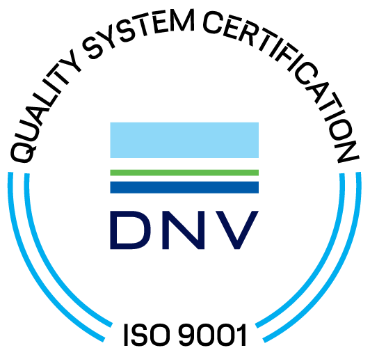 Logo av DNV - ISO 9001