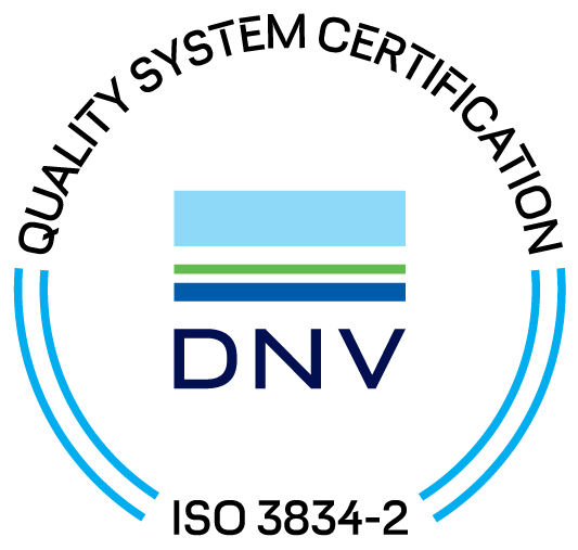 Logo av DNV - ISO 3834 - 2
